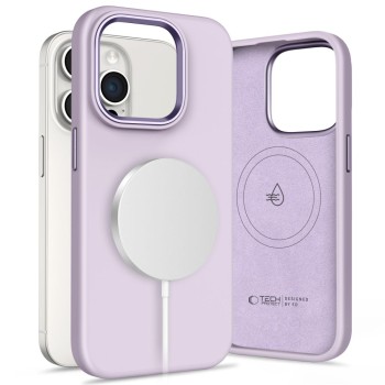 Калъф Tech-protect Silicone Pure Magsafe Iphone 15 Pro Max, Mauve