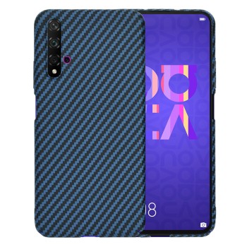 Калъф Techsuit - Carbonite FiberShell - Huawei Nova 5T / Honor 20 - Cyan