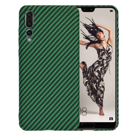 Калъф Techsuit - Carbonite FiberShell - Huawei P20 Pro - Green