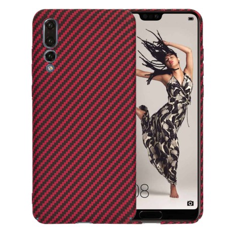 Калъф Techsuit - Carbonite FiberShell - Huawei P20 Pro - Red