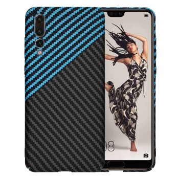 Калъф Techsuit - Carbonite FiberShell - Huawei P20 Pro - Blue Pulse