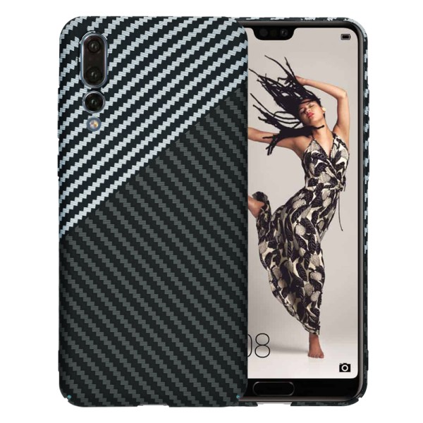 Калъф Techsuit - Carbonite FiberShell - Huawei P20 Pro - Stealth Gray