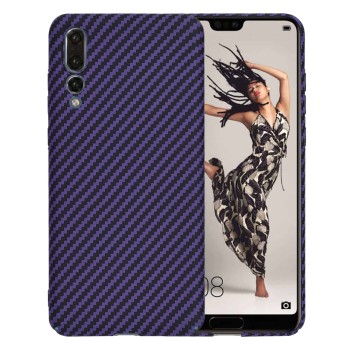 Калъф Techsuit - Carbonite FiberShell - Huawei P20 Pro - Purple