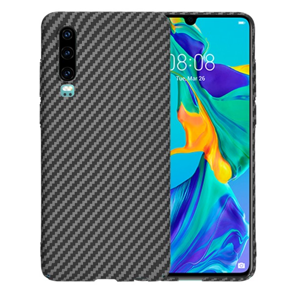 Калъф Techsuit - Carbonite FiberShell - Huawei P30 - Black