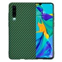 Калъф Techsuit - Carbonite FiberShell - Huawei P30 - Green