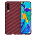 Калъф Techsuit - Carbonite FiberShell - Huawei P30 - Red