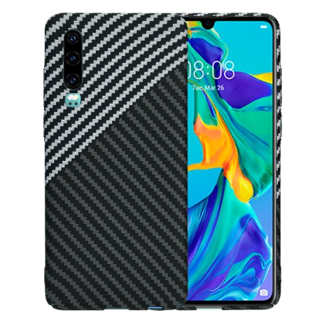 Калъф Techsuit - Carbonite FiberShell - Huawei P30 - Stealth Gray