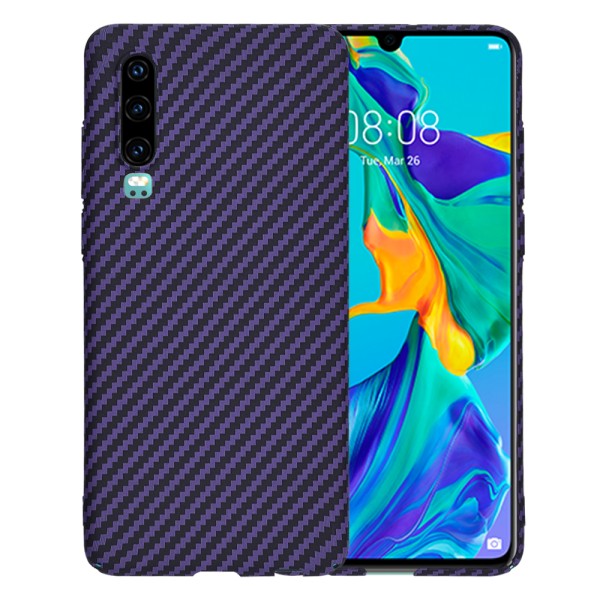 Калъф Techsuit - Carbonite FiberShell - Huawei P30 - Purple