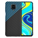 Калъф Techsuit - Carbonite FiberShell - Xiaomi Redmi Note 9S / Note 9 Pro / Note 9 Pro Max - Blue Pulse