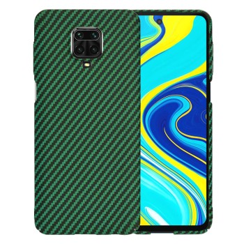 Калъф Techsuit - Carbonite FiberShell - Xiaomi Redmi Note 9S / Note 9 Pro / Note 9 Pro Max - Green