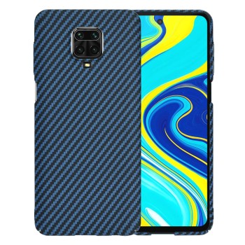 Калъф Techsuit - Carbonite FiberShell - Xiaomi Redmi Note 9S / Note 9 Pro / Note 9 Pro Max - Cyan