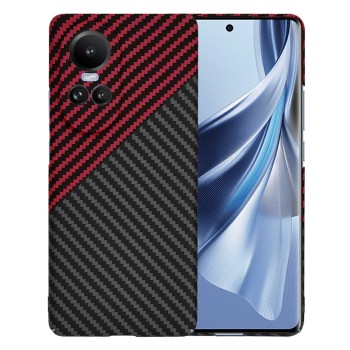 Калъф Techsuit - Carbonite FiberShell - Oppo Reno10 / Reno10 Pro - Red Vortex