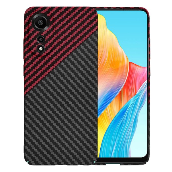 Калъф Techsuit - Carbonite FiberShell - Oppo A78 4G - Red Vortex