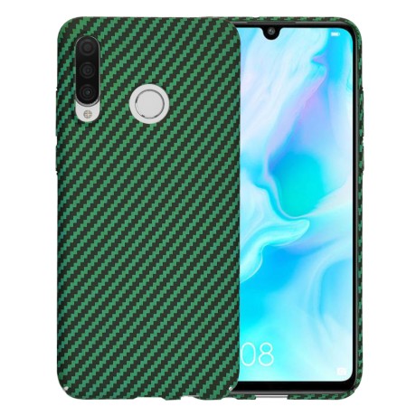 Калъф Techsuit - Carbonite FiberShell - Huawei P30 Lite / P30 Lite New Edition - Green