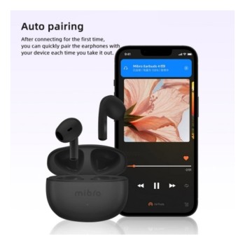 Безжични слушалки Xiaomi Mibro Earbuds 4, True Wireless, Black