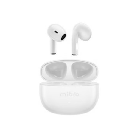 Безжични слушалки Xiaomi Mibro Earbuds 4, True Wireless, White