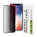 Стъклен Протектор Techsuit - 111D Privacy Full Glue - iPhone X / iPhone XS / iPhone 11 Pro - Black