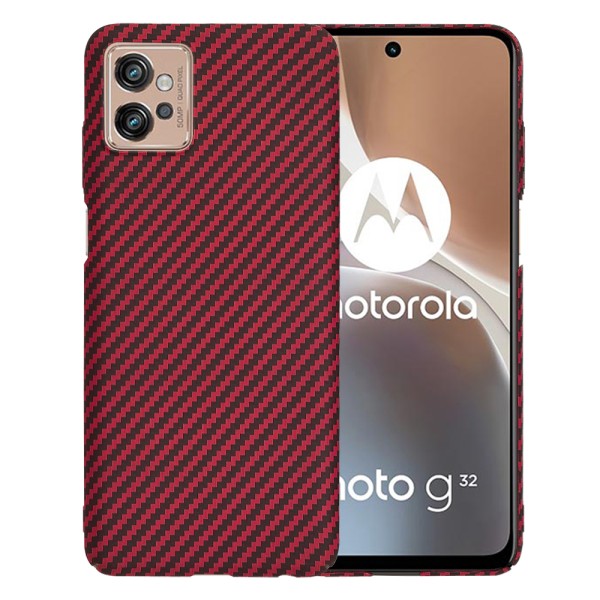 Калъф Techsuit - Carbonite FiberShell - Motorola Moto G32 - Red