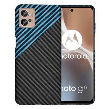 Калъф Techsuit - Carbonite FiberShell - Motorola Moto G32 - Blue Pulse