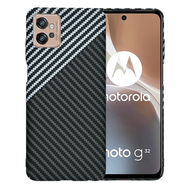 Калъф Techsuit - Carbonite FiberShell - Motorola Moto G32 - Stealth Gray