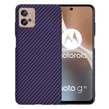 Калъф Techsuit - Carbonite FiberShell - Motorola Moto G32 - Purple