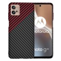 Калъф Techsuit - Carbonite FiberShell - Motorola Moto G32 - Red Vortex