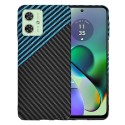 Калъф Techsuit - Carbonite FiberShell - Motorola Moto G54 / Moto G54 Power Edition / Moto G64 - Blue Pulse