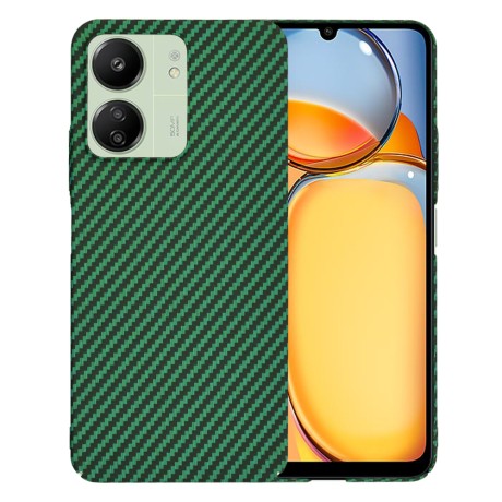 Калъф Techsuit - Carbonite FiberShell - Xiaomi Redmi 13C 4G / 13C 5G / Poco M6 / C65 - Green