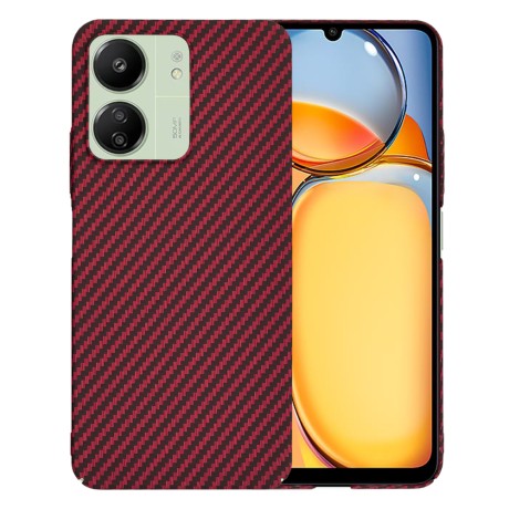 Калъф Techsuit - Carbonite FiberShell - Xiaomi Redmi 13C 4G / 13C 5G / Poco M6 / C65 - Red