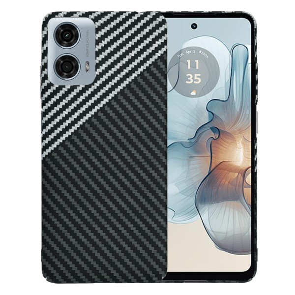 Калъф Techsuit - Carbonite FiberShell - Motorola Moto G24 Power - Stealth Gray