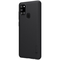Калъф Nillkin Super Frosted Shield Case + kickstand за Samsung Galaxy A21S black
