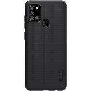 Калъф Nillkin Super Frosted Shield Case + kickstand за Samsung Galaxy A21S black