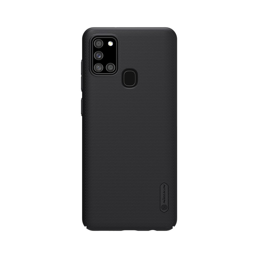 Калъф Nillkin Super Frosted Shield Case + kickstand за Samsung Galaxy A21S black