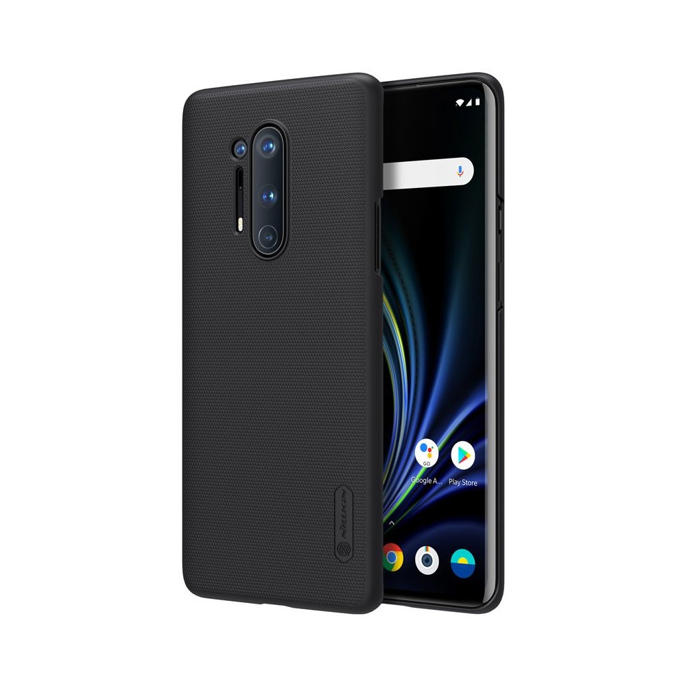 Калъф Nillkin Super Frosted Shield Case + kickstand за OnePlus 8 Pro black