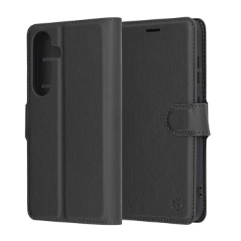 Калъф Techsuit - Leather Folio - Samsung Galaxy S25 Plus - Black