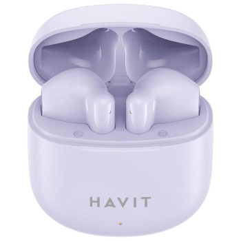 Безжични слушалки Havit TW976, Bluetooth 5.3, True Wireless Stereo, Purple