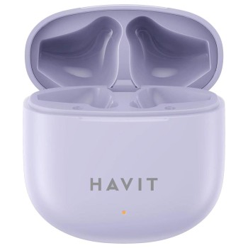 Безжични слушалки Havit TW976, Bluetooth 5.3, True Wireless Stereo, Purple