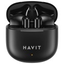 Безжични слушалки Havit TW976, Bluetooth 5.3, True Wireless Stereo, Black