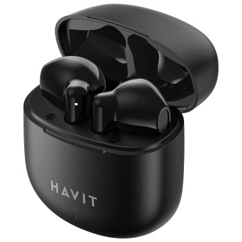 Безжични слушалки Havit TW976, Bluetooth 5.3, True Wireless Stereo, Black