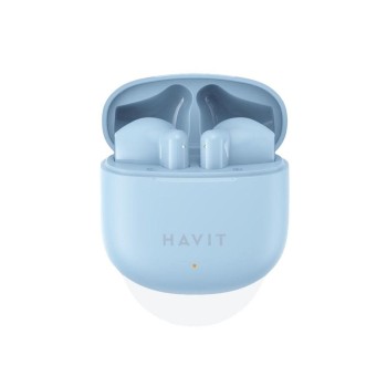 Безжични слушалки Havit TW976, Bluetooth 5.3, True Wireless Stereo, Blue