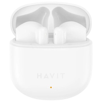 Безжични слушалки Havit TW976, Bluetooth 5.3, True Wireless Stereo, White