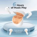 Безжични слушалки Havit Wireless Earbuds (TW931), Bluetooth 5.4, Half in-ear, TWS, ENC, White