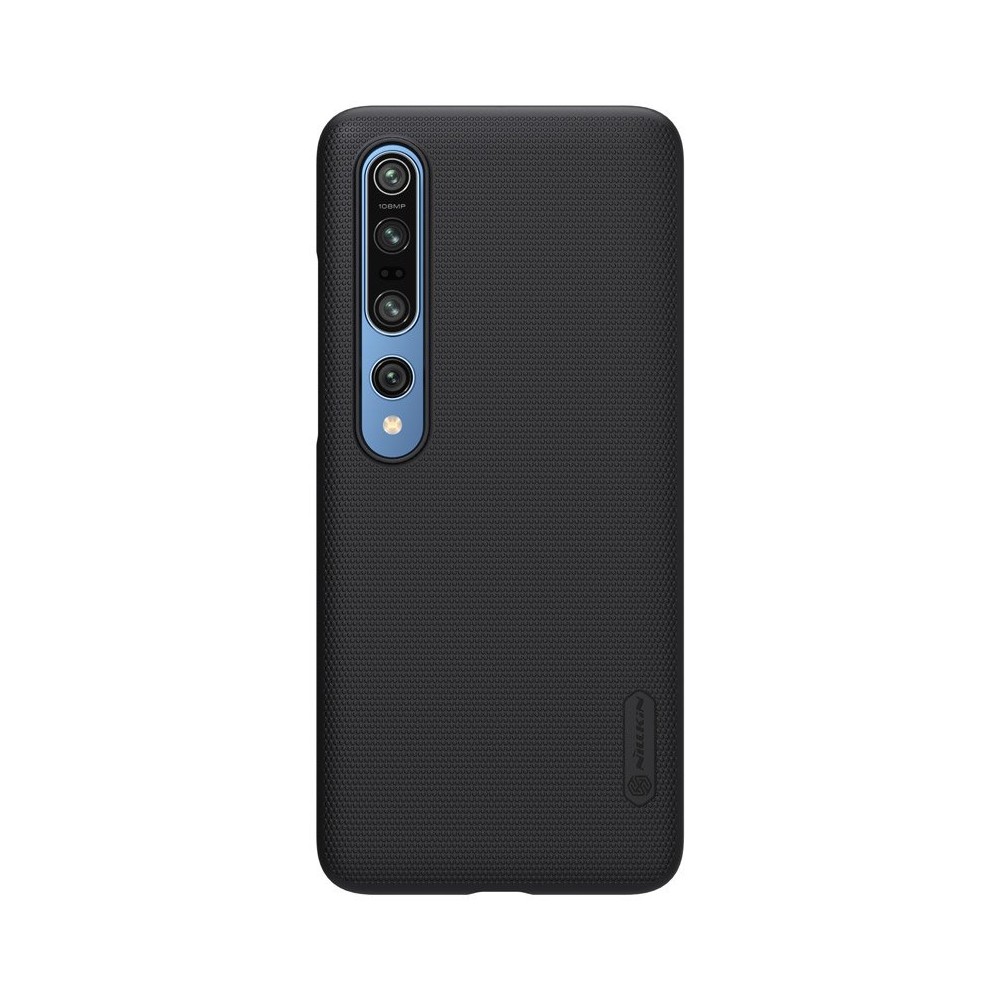 Калъф Nillkin Super Frosted Shield Case + kickstand за Xiaomi Mi 10 Pro / Xiaomi Mi 10 black