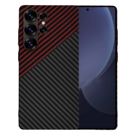 Калъф Techsuit - Carbonite FiberShell - Samsung Galaxy S25 Ultra - Red Vortex