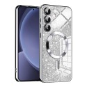 Калъф Techsuit - Luxury Glitter MagSafe - Samsung Galaxy S25 - Silver