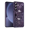 Калъф Techsuit - Luxury Glitter MagSafe - Samsung Galaxy S25 - Deep Purple