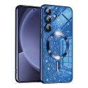 Калъф Techsuit - Luxury Glitter MagSafe - Samsung Galaxy S25 - Deep Blue