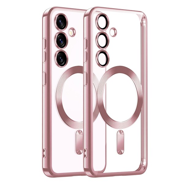 Калъф Techsuit - Luxury Crystal MagSafe - Samsung Galaxy S25 - Pink