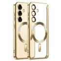 Калъф Techsuit - Luxury Crystal MagSafe - Samsung Galaxy S25 Plus - Gold