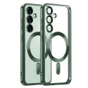 Калъф Techsuit - Luxury Crystal MagSafe - Samsung Galaxy S25 - Deep Green